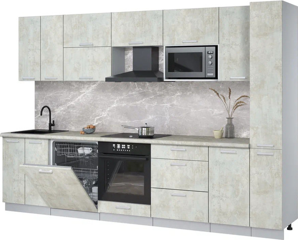 Кухонный гарнитур Интерлиния Мила Лайт 3.1-ПМ2 - фото