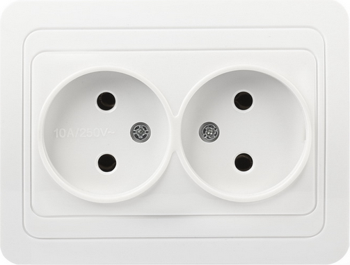 Розетка SmartBuy Марс SBE-02w-10-S2-N-c - фото