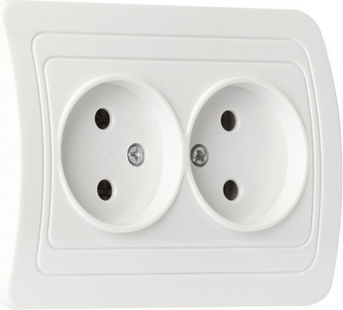 Розетка SmartBuy Марс SBE-02w-10-S2-N-c