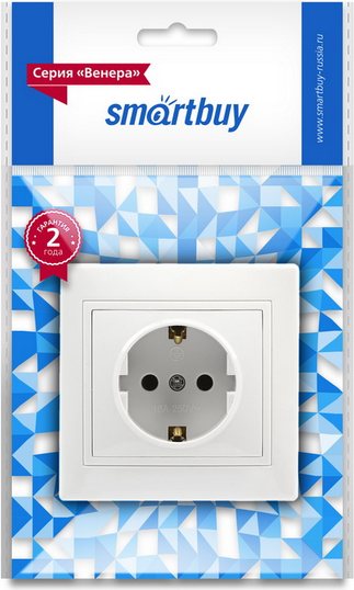 Розетка SmartBuy Венера SBE-01w-16-S1-Z