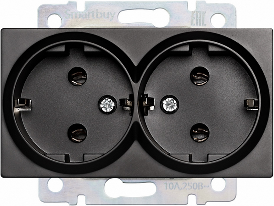 Розетка SmartBuy Нептун SBE-05b-16-S2-Z - фото