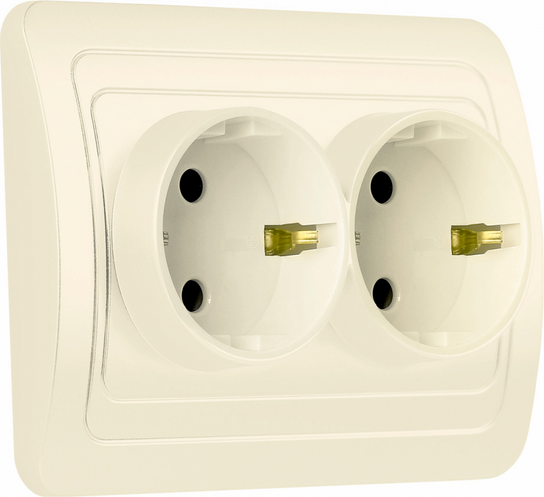 Розетка SmartBuy Марс SBE-02i-16-S2-Z-c