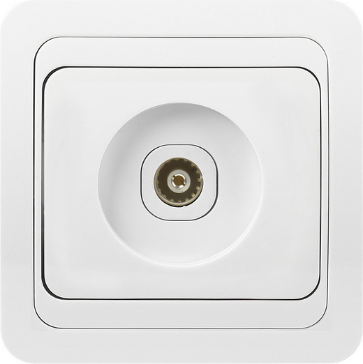 Розетка SmartBuy Марс SBE-02w-S1-TV - фото