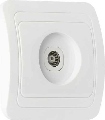 Розетка SmartBuy Марс SBE-02w-S1-TV