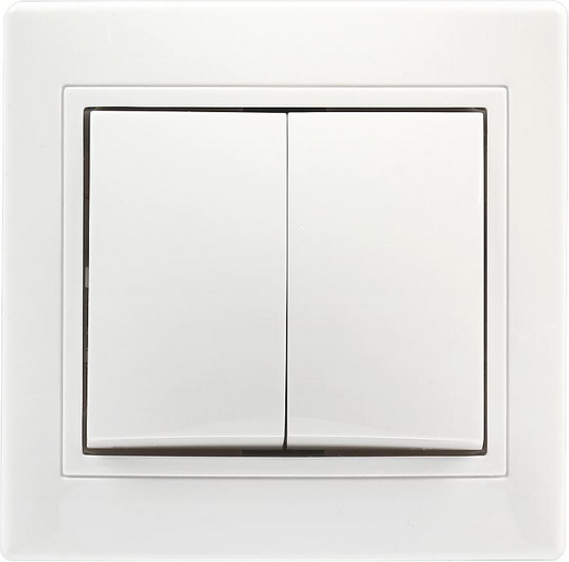 Выключатель SmartBuy Венера SBE-01w-10-SW2-0 - фото