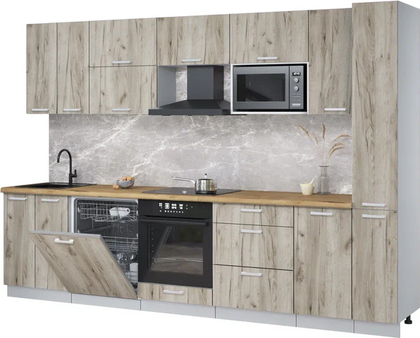 Кухонный гарнитур Интерлиния Мила Лайт 3.1-ПМ2 - фото