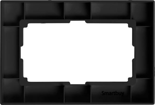 Рамка для выключателей и розеток SmartBuy Нептун SBE-06b-Twin-FR
