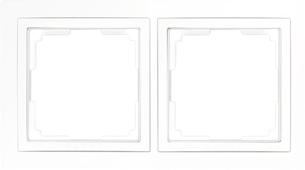 Рамка для выключателей и розеток SmartBuy Нептун SBE-05w-Plastic-FR-2 - фото