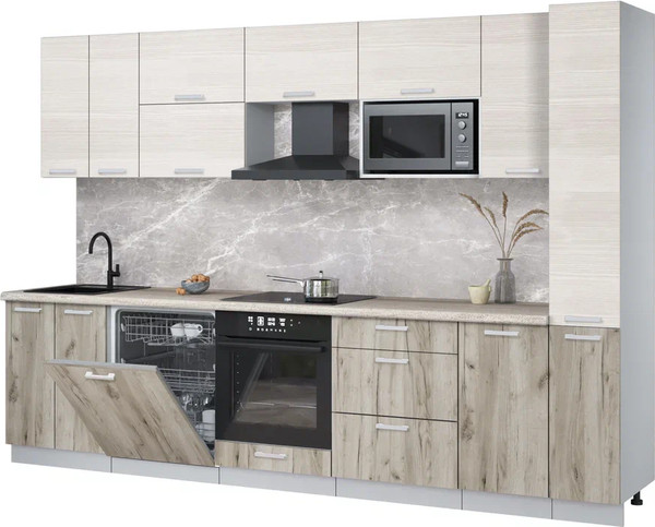 Кухонный гарнитур Интерлиния Мила Лайт 3.1-ПМ2 - фото