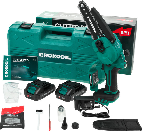Пила цепная аккумуляторная Rokodil Cutter Pro