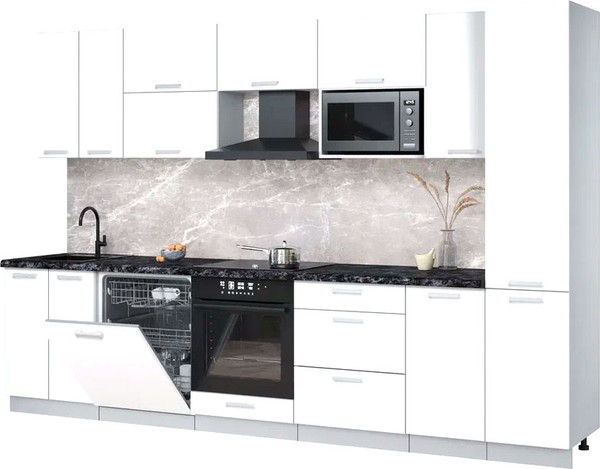 Кухонный гарнитур Интерлиния Мила Лайт 3.2-ПМ2 - фото