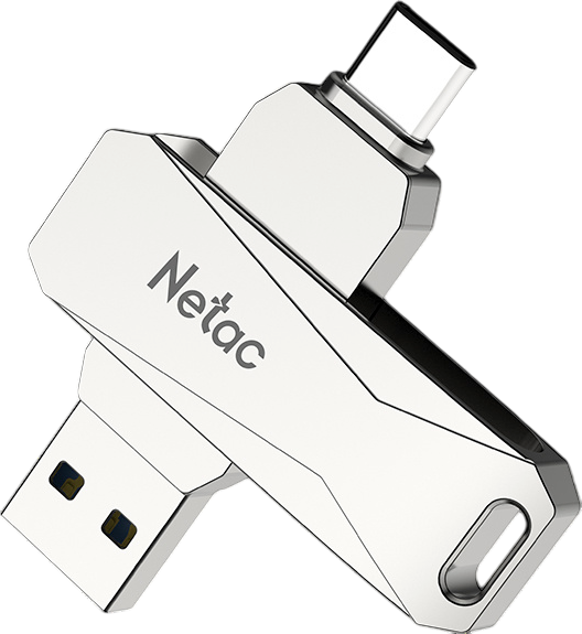 USB flash накопитель Netac U782С USB 3.2+TypeC FlashDrive 32GB (NT03U782C-032G-32PN) - фото