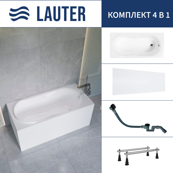 Ванна акриловая Lauter Celeste 150x70 / 21060050 - фото