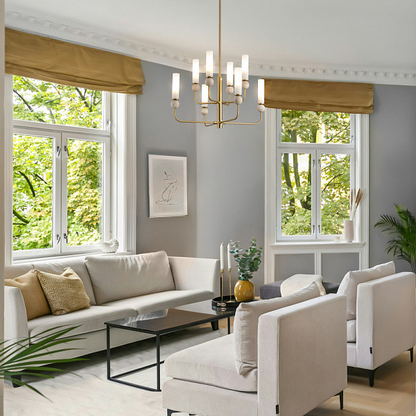 Люстра Freya Sunspot FR5482CL-08BS