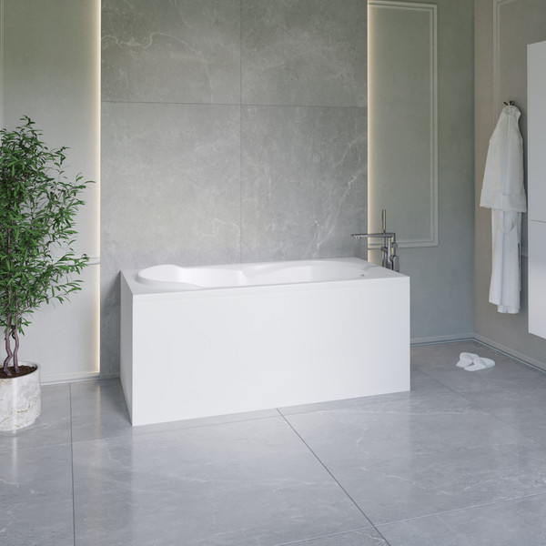 Ванна акриловая Lauter Celeste 170x75 / 21060075 (с каркасом и сифоном 21Y11022 белый)