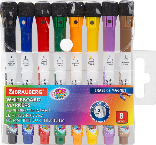 Набор маркеров Brauberg Pop-Art / 152567 - фото