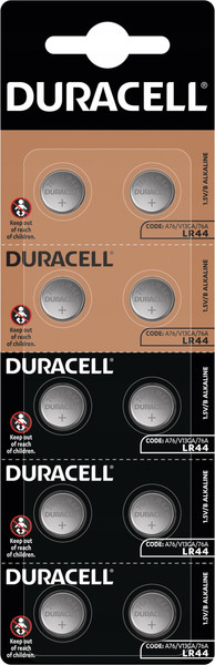 Комплект батареек Duracell A76/LR44 Alkaline 1.5V - фото
