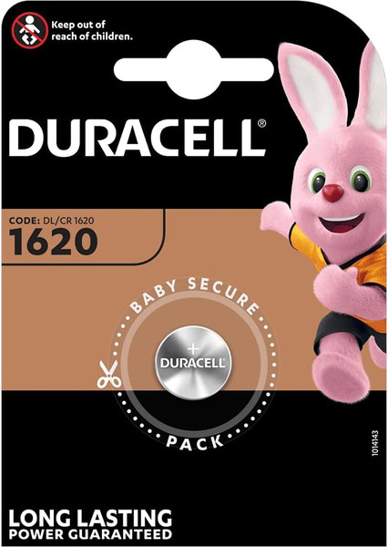 Батарейка Duracell CR1620 Lithium 3V - фото
