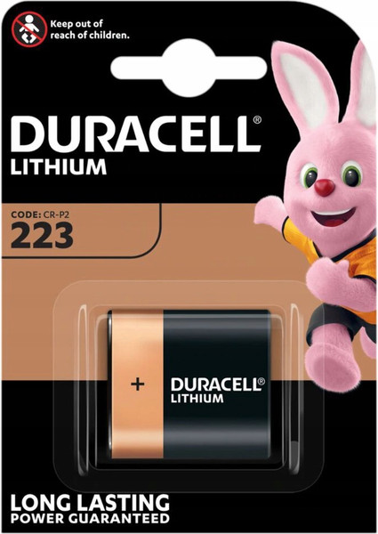 Батарейка Duracell Photo CR-P2\223 Lithium 6V - фото