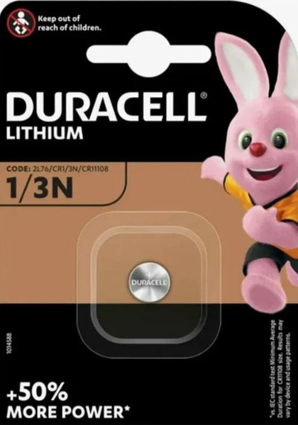 Батарейка Duracell DL 1/3 Ultra - фото