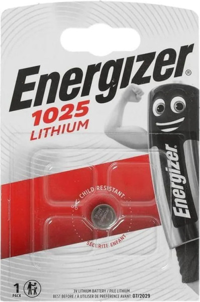 Батарейка Energizer CR1025 Lithium 3V - фото