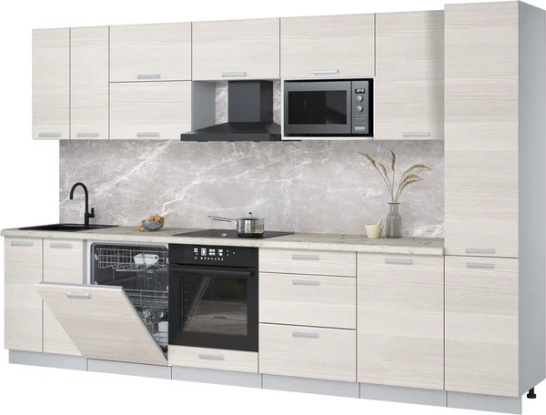 Кухонный гарнитур Интерлиния Мила Лайт 3.3-ПМ2 - фото