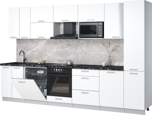 Кухонный гарнитур Интерлиния Мила Лайт 3.3-ПМ2 - фото