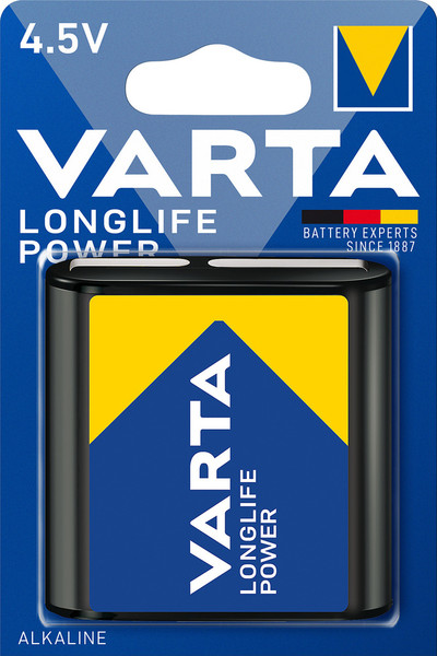 Батарейка Varta Longlife Power 4.5V/3LR12 Alkaline 4.5V / 4912 121 411 - фото