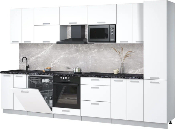 Кухонный гарнитур Интерлиния Мила Лайт 3.4-ПМ2 - фото