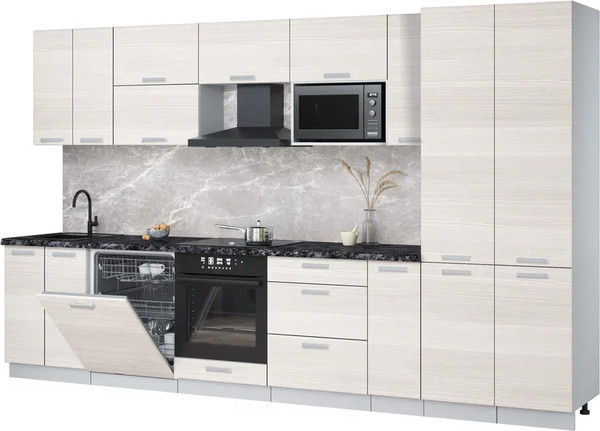 Кухонный гарнитур Интерлиния Мила Лайт 3.5-ПМ2 - фото