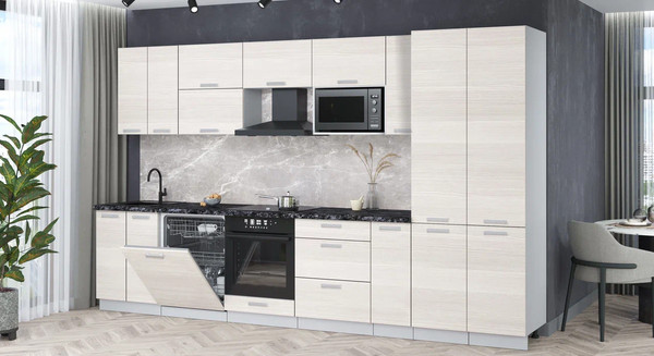 Кухонный гарнитур Интерлиния Мила Лайт 3.5-ПМ2