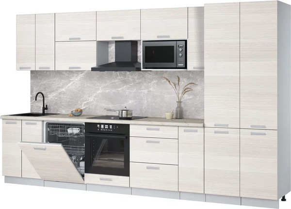 Кухонный гарнитур Интерлиния Мила Лайт 3.5-ПМ2 - фото