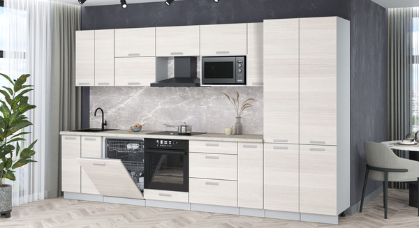 Кухонный гарнитур Интерлиния Мила Лайт 3.5-ПМ2