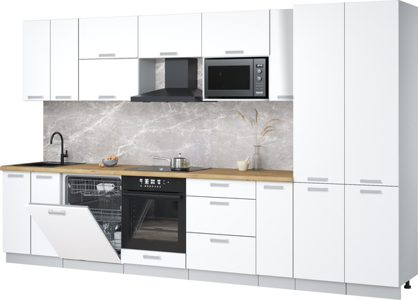 Кухонный гарнитур Интерлиния Мила Лайт 3.5-ПМ2 - фото