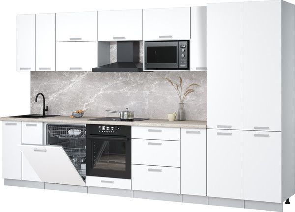 Кухонный гарнитур Интерлиния Мила Лайт 3.5-ПМ2 - фото