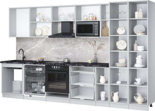 Кухонный гарнитур Интерлиния Мила Лайт 3.5-ПМ2