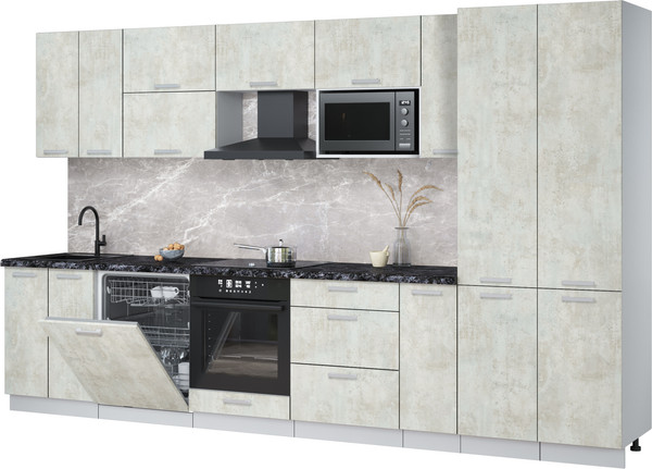 Кухонный гарнитур Интерлиния Мила Лайт 3.5-ПМ2 - фото