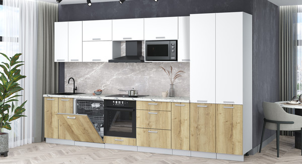 Кухонный гарнитур Интерлиния Мила Лайт 3.5-ПМ2