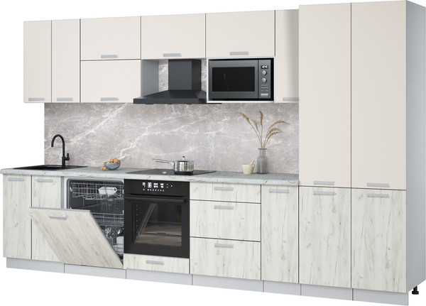 Кухонный гарнитур Интерлиния Мила Лайт 3.5-ПМ2 - фото