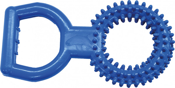 Игрушка для собак ZOONIK Кольцо цветное с ручкой / 16472-09 - фото