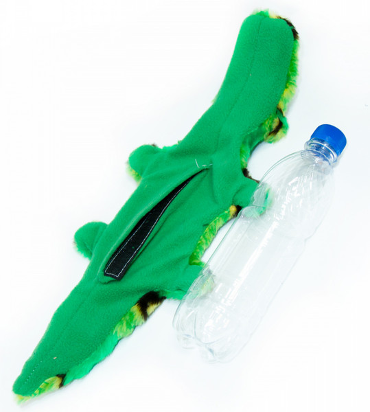 Игрушка для собак ZOONIK Крокодильчик с пищиком / 1685