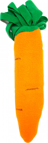 Игрушка для собак ZOONIK Морковка с пищиком / 1687 - фото