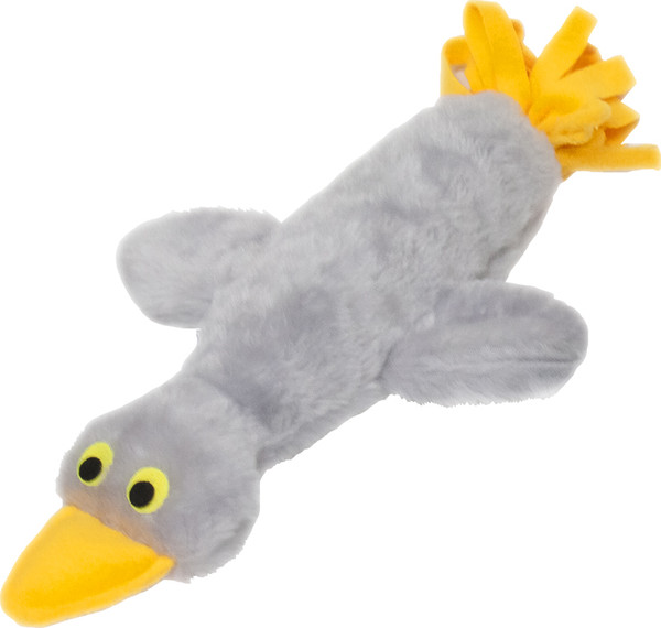 Игрушка для собак ZOONIK Утка с пищиком / 1688-19 - фото