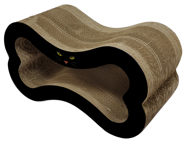 Когтеточка ZOONIK Кость. Глаза на черном / 22390-3 - фото