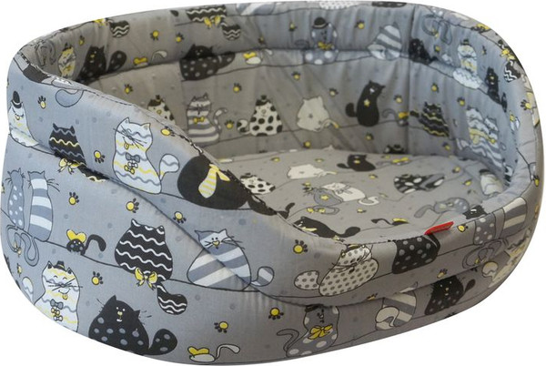 Лежанка для животных ZOONIK Коты / Э22236-8 - фото