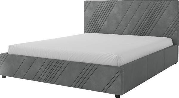 Двуспальная кровать Bravo Мебель Нельсон 160х200 без ПМ стандарт 2 вариант - фото