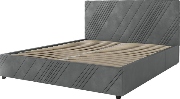 Двуспальная кровать Bravo Мебель Нельсон 160х200 без ПМ стандарт 2 вариант