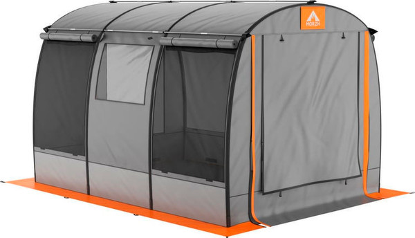 Палатка-баня MORZH Shelter (серо-оранжевый) - фото