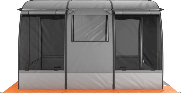 Палатка-баня MORZH Shelter (серо-оранжевый)