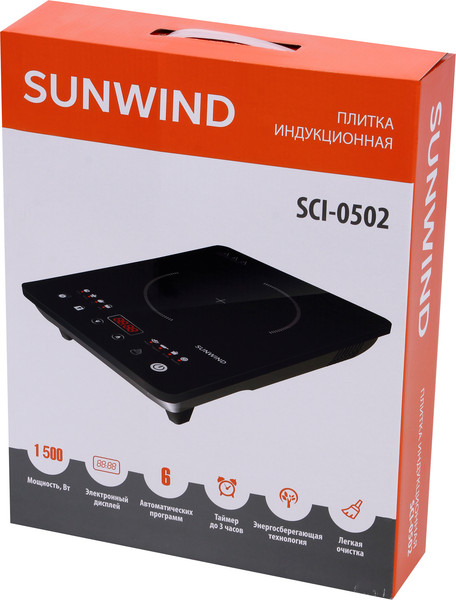 Электрическая настольная плита Sunwind SCI-0502